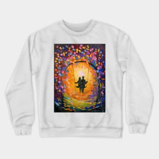 Romance on the swing Crewneck Sweatshirt